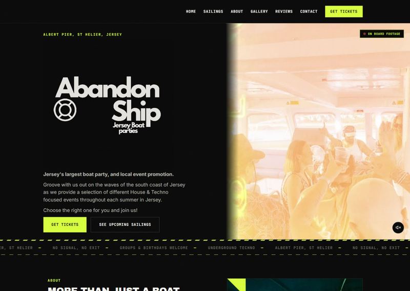 Abandon Ship website