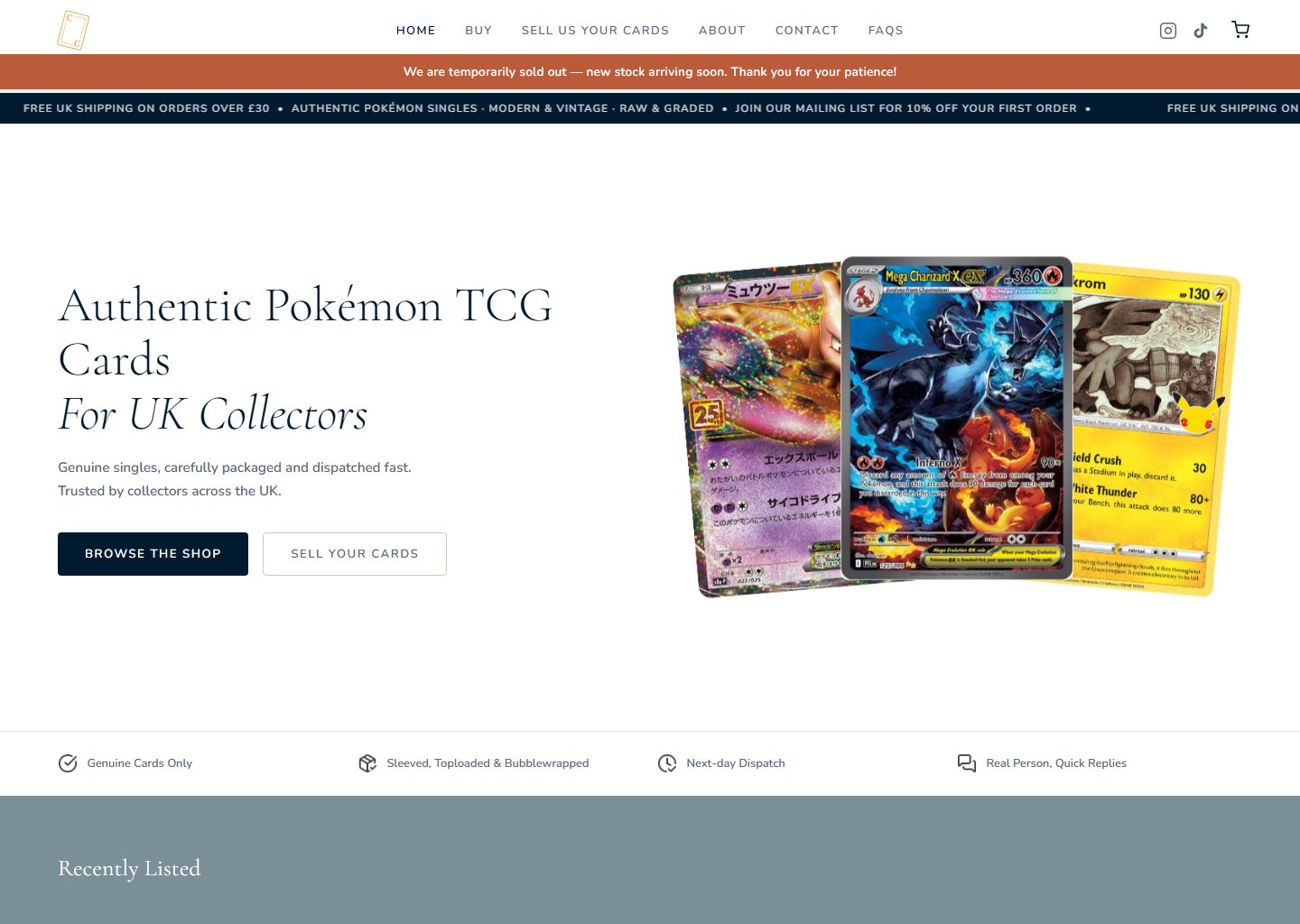 The Chaz Collectables home page